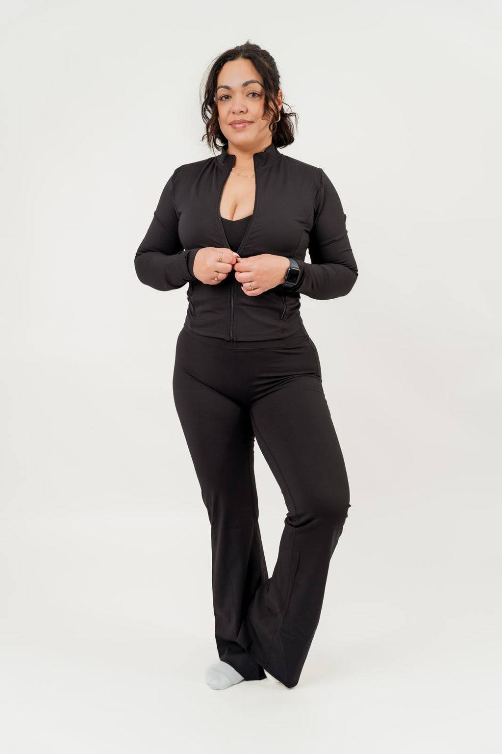 Sculpt & Flow High-Rise Flare Pants