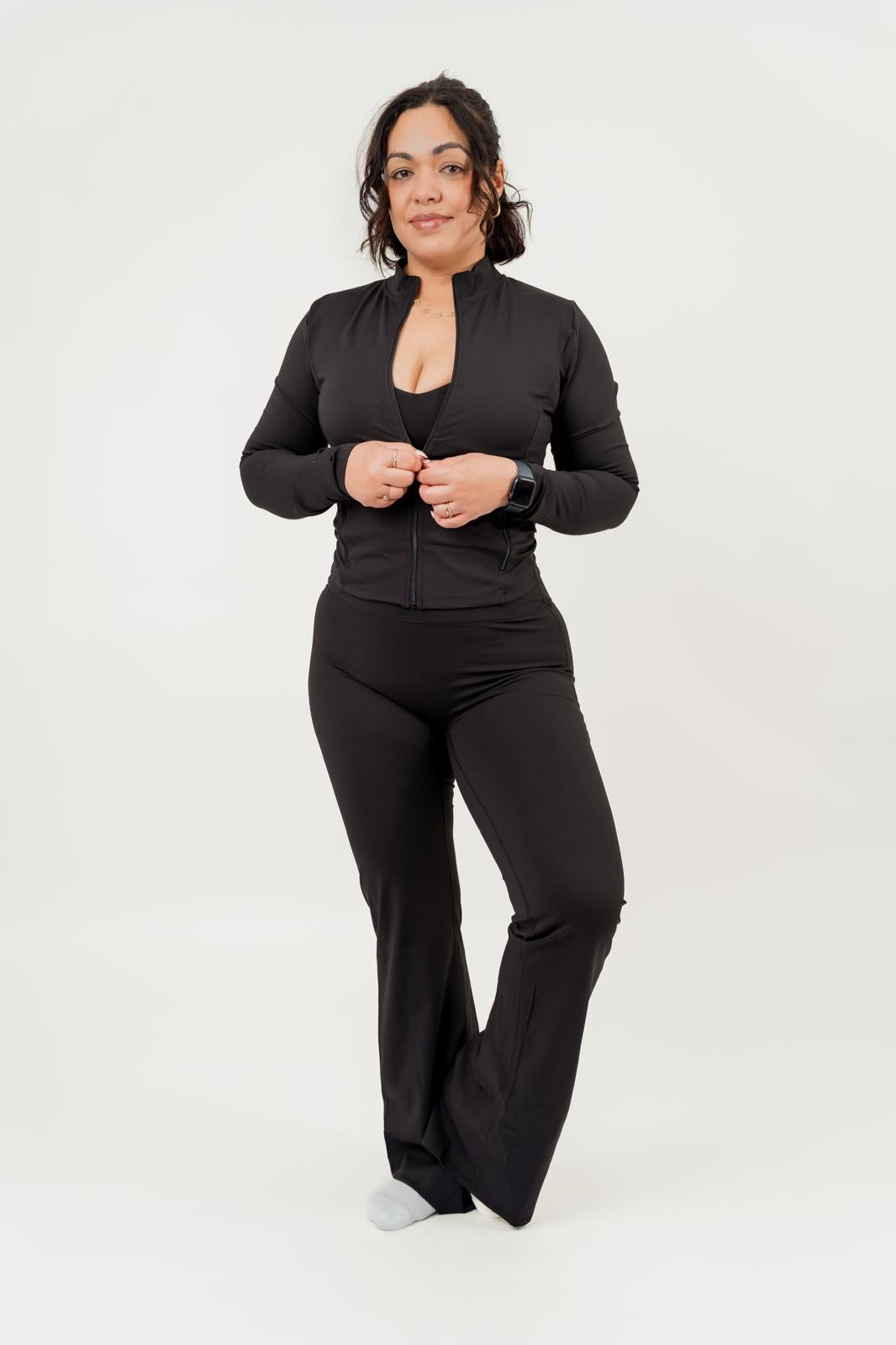 Sculpt & Flow High-Rise Flare Pants