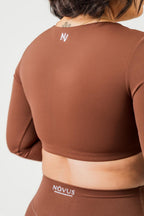 Aura Long Sleeve Crop Top