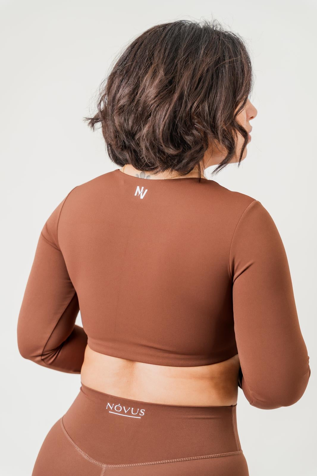 Aura Long Sleeve Crop Top