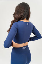 Aura Long Sleeve Crop Top